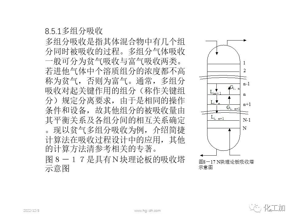化工原理 第八章 气体吸收