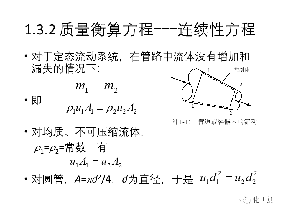 化工原理 第一章 流体力学基础