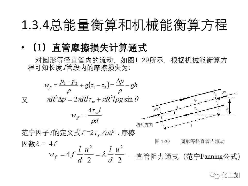 化工原理 第一章 流体力学基础