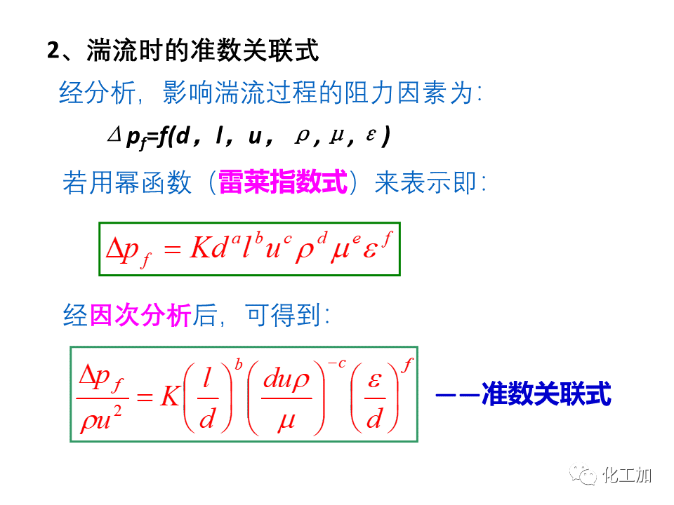 化工原理 第一章 管内流体流动的摩擦阻力损失