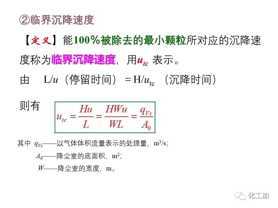 化工原理 第三章 概述、重力沉降