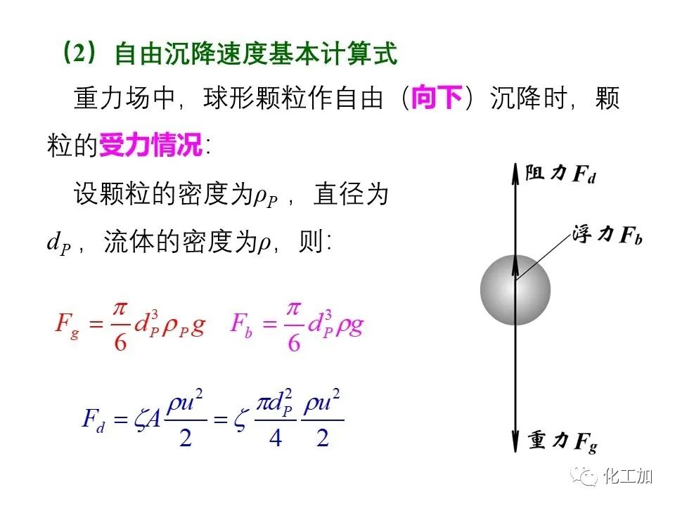 化工原理 第三章 概述、重力沉降