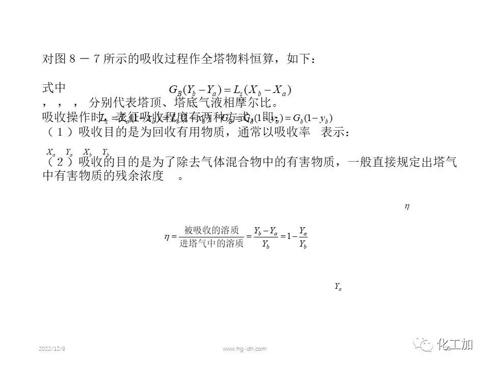 化工原理 第八章 气体吸收